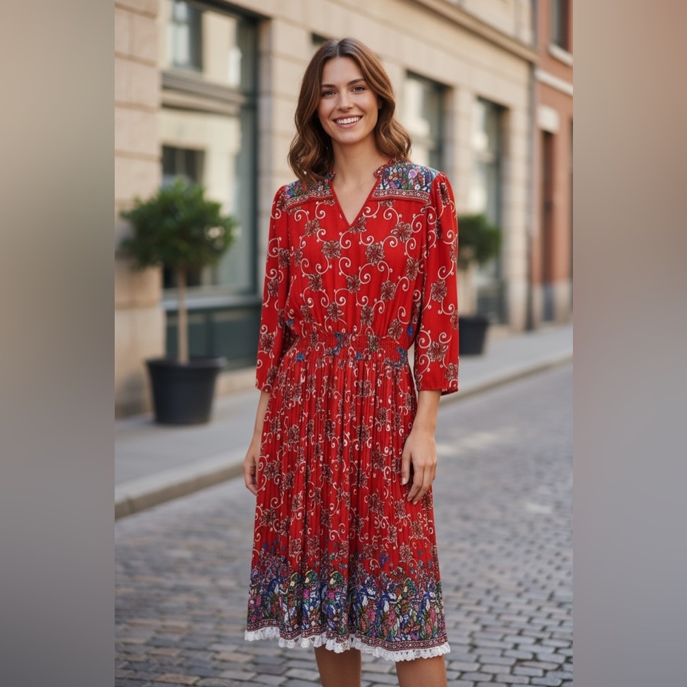 Vintage Diane Freís Boho Dress